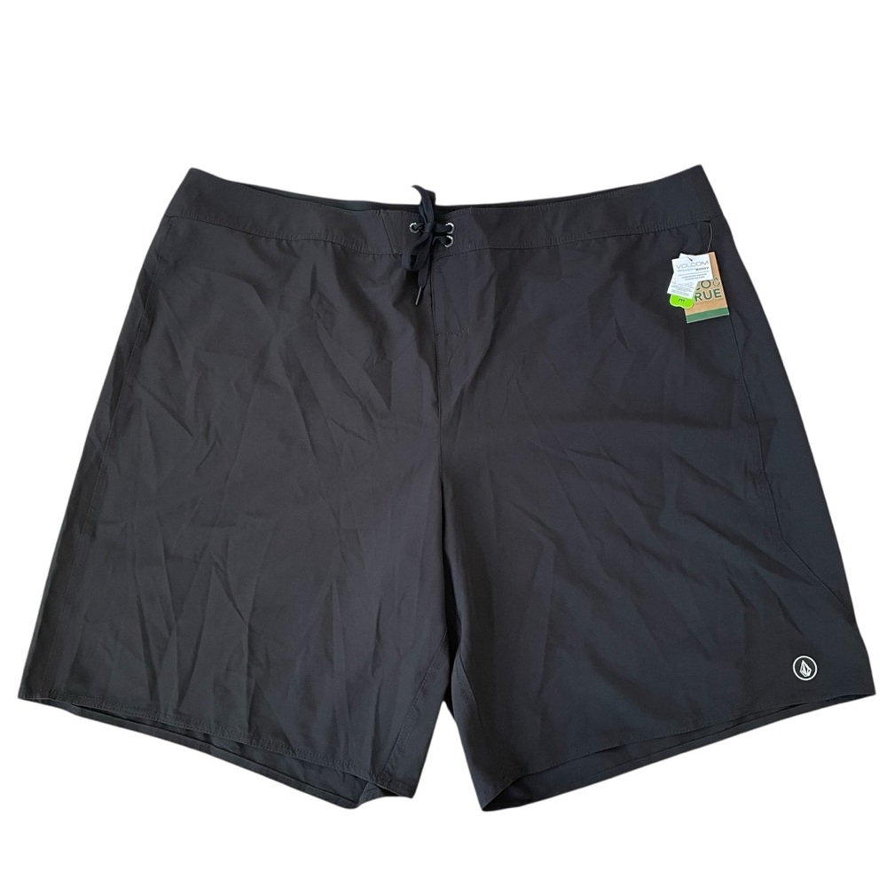 Volcom Women’s Simply Solid Board Shorts Black Size 22W Beach Swim Coastal